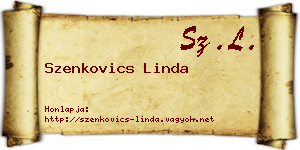 Szenkovics Linda névjegykártya